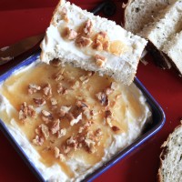 mascarpone goat cheese and honey dip
