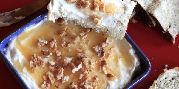 mascarpone goat cheese and honey dip